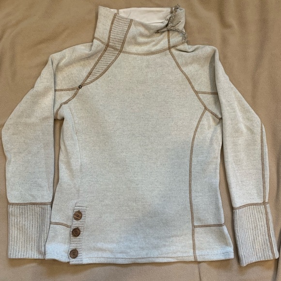 Prana Sweaters - Prana fleece lined wool turtleneck sweater. Womens XL